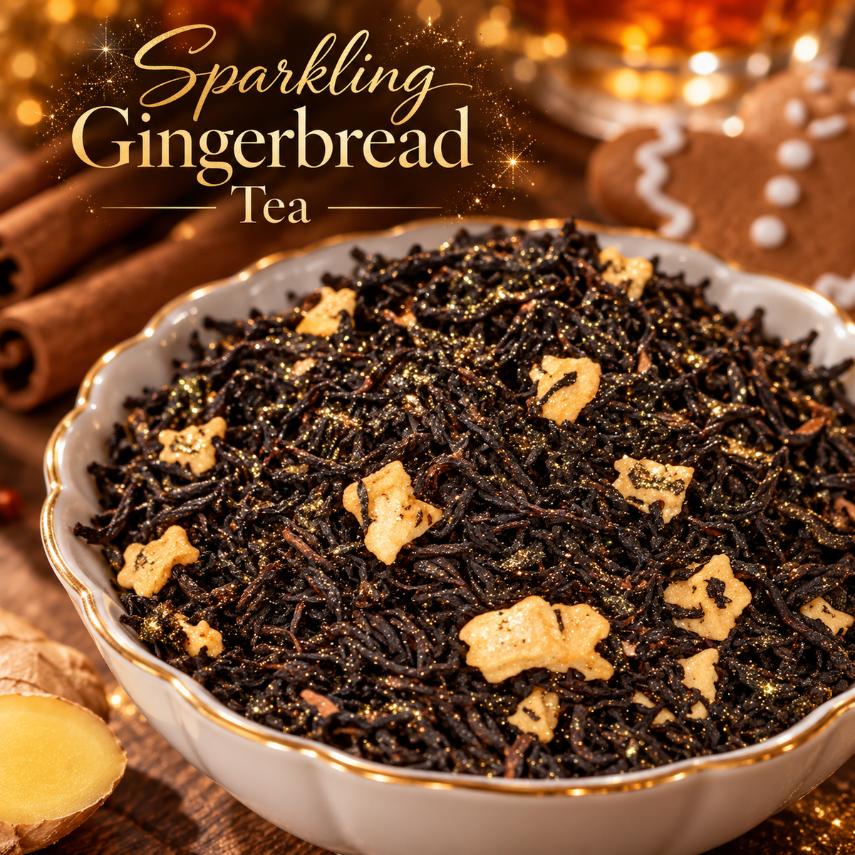 Sparkling Gingerbread Tea