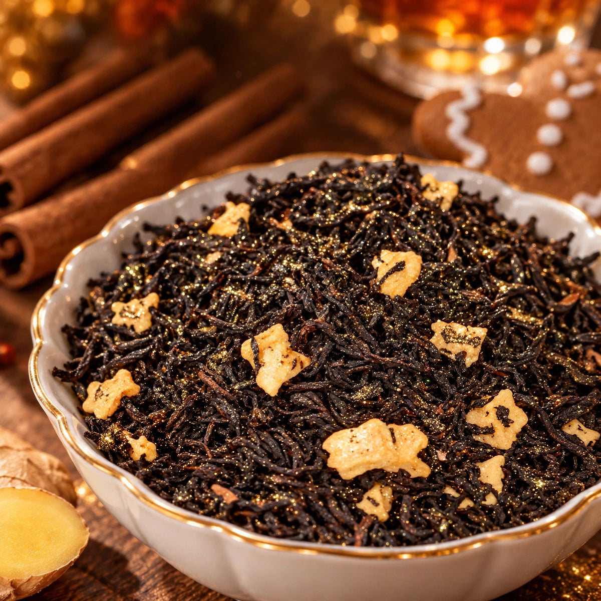 Sparkling Gingerbread Tea